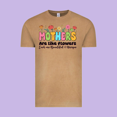 Mothers Are Like Flowers Vintage Tee Designed By Jahusdesignshop