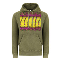 Vintage Olive mardi gras bead leopard Vintage Hoodie - BarkalooDesign