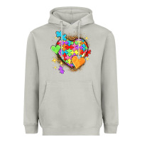 Moon Dust Autism hearts Heavyweight Hoodie - NancyCooperArtShop