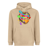 Mushroom Autism hearts Heavyweight Hoodie - NancyCooperArtShop