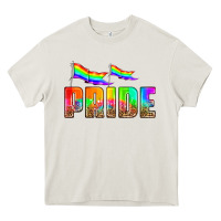 Cream pride Heavy Core Tee - HRA Design Shop