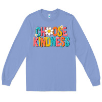 Colony Blue choose kindness Long Sleeve Tee - NancyCooperArtShop