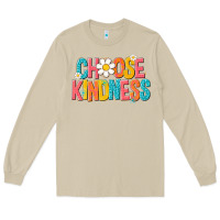 Mushroom choose kindness Long Sleeve Tee - NancyCooperArtShop