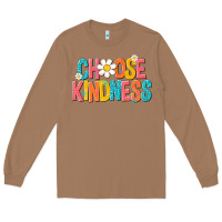 Toasted Coconut choose kindness Long Sleeve Tee - NancyCooperArtShop