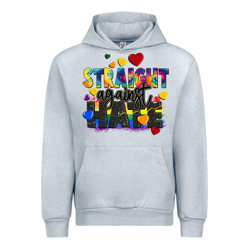 Straight Against Hate Urban Hoodie by FaDigitalArtStudio | Teevron