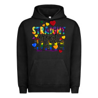 Pigment Black straight against hate Urban Hoodie - FaDigitalArtStudio