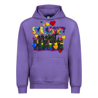 Tulip straight against hate Urban Hoodie - FaDigitalArtStudio