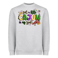 Heather Grey got a little cajun in my soul Heavyweight Sweatshirt - MaliasSmallBusiness