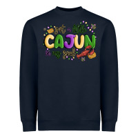 Navy got a little cajun in my soul Heavyweight Sweatshirt - MaliasSmallBusiness