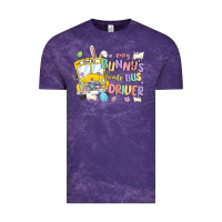 Cloud Purple every bunny's favorite bus driver malia Vintage Tee - MaliasSmallBusiness