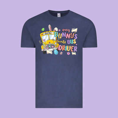 Every Bunny's Favorite Bus Driver Malia Vintage Tee Designed By Maliassmallbusiness