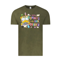 Vintage Olive every bunny's favorite bus driver malia Vintage Tee - MaliasSmallBusiness