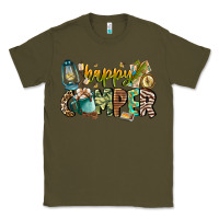 Army Green happy camper Classic Tee - CowhideDigitalArt