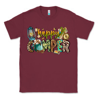 Burgundy happy camper Classic Tee - CowhideDigitalArt