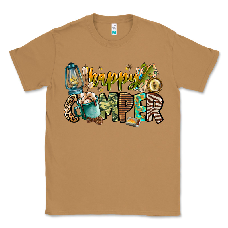 Happy Camper Classic Tee by CowhideDigitalArt | Teevron