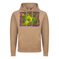 Vintage Coffee mardi gras background Vintage Hoodie - BarkalooDesign