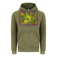 Vintage Olive mardi gras background Vintage Hoodie - BarkalooDesign
