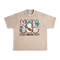French Oak easter chilling with my peeps bunny Urban Heavy Tee - MaliasSmallBusiness