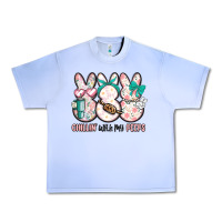 Grape Ice easter chilling with my peeps bunny Urban Heavy Tee - MaliasSmallBusiness