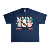 Navy easter chilling with my peeps bunny Urban Heavy Tee - MaliasSmallBusiness