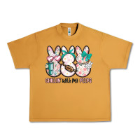 Easter Chilling With My Peeps Bunny Urban Heavy Tee | Teevron