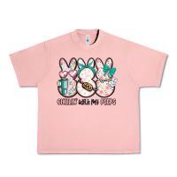 Salmon easter chilling with my peeps bunny Urban Heavy Tee - MaliasSmallBusiness