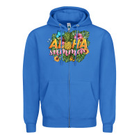 True Royal aloha summer Zipper Hoodie - BarkalooDesign