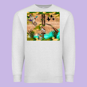 Hunting Life Premium Sweatshirt Designed By Tumblerdesignbyshophia