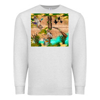 Oatmeal Heather hunting life Premium Sweatshirt - TumblerDesignByShophia