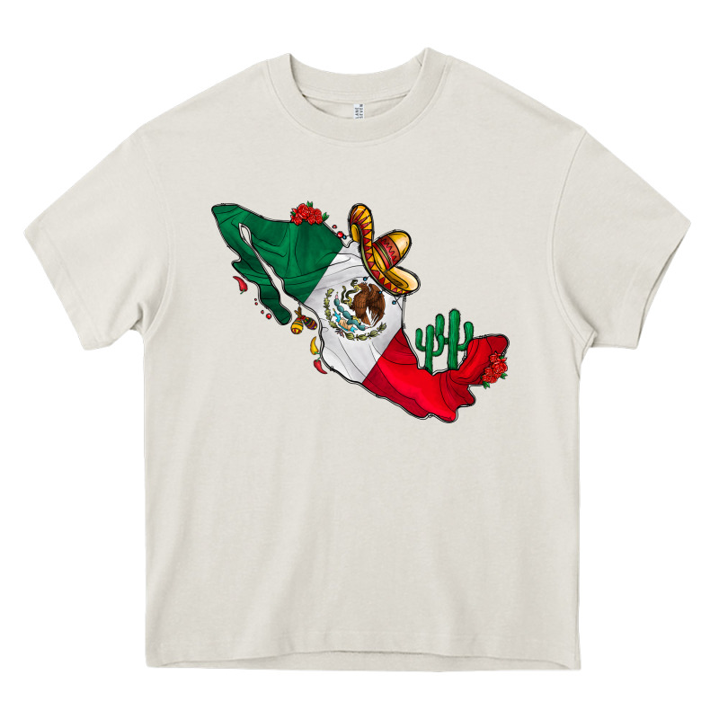Mexico Heavy Core Tee by CowhideDigitalArt | Teevron