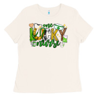 Bone st patricks day one lucky nurse Ladies Tee - Neo Western