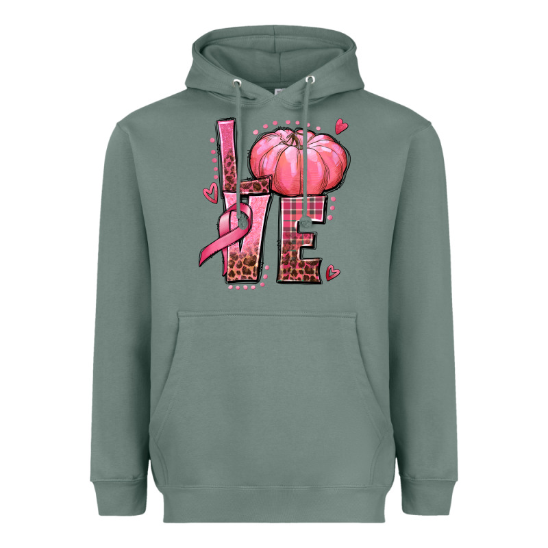 Love Cancer Pumpkin Heavyweight Hoodie by texasbilliewilder | Teevron
