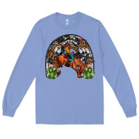 Colony Blue rodeo cowboy rainbow Long Sleeve Tee - JahusDesignShop