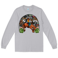 Moon Dust rodeo cowboy rainbow Long Sleeve Tee - JahusDesignShop
