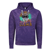 Cloud Purple western no prob llama Vintage Hoodie - LillyAllenDesigns