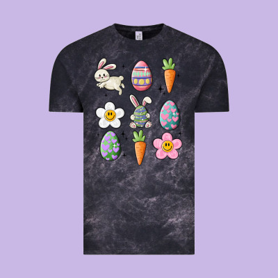 Easter Doodles Vintage Tee Designed By Maliassmallbusiness