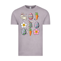 Vintage Zinc easter doodles Vintage Tee - MaliasSmallBusiness