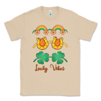Mushroom lucky vibes st. patrick's day Classic Tee - MaliasSmallBusiness