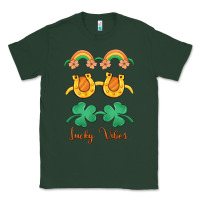 Sports Green lucky vibes st. patrick's day Classic Tee - MaliasSmallBusiness