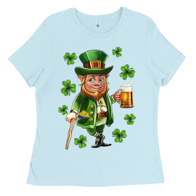 St Patricks Elf Ladies Tee by Neo Western | Teevron