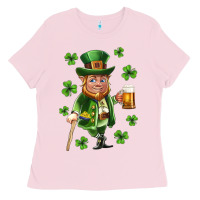 Bubblegum Pink st patricks elf Ladies Tee - Neo Western