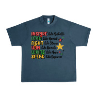 Midnight Navy black history malia Urban Heavy Tee - MaliasSmallBusiness