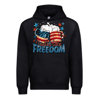 Black Tastes like freedom Urban Hoodie - FaDigitalArtStudio