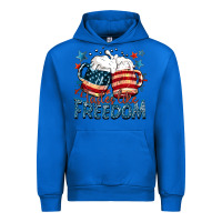 Cobalt Tastes like freedom Urban Hoodie - FaDigitalArtStudio