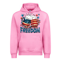 Fuchsia Pink Tastes like freedom Urban Hoodie - FaDigitalArtStudio