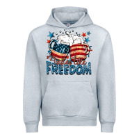 Heather Grey Tastes like freedom Urban Hoodie - FaDigitalArtStudio