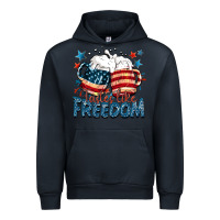 Navy Tastes like freedom Urban Hoodie - FaDigitalArtStudio