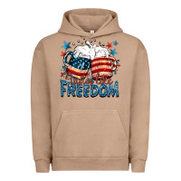 Pigment Burro Tastes like freedom Urban Hoodie - FaDigitalArtStudio