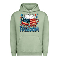 Pigment Oil Green Tastes like freedom Urban Hoodie - FaDigitalArtStudio