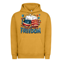 Pigment Peanut Butter Tastes like freedom Urban Hoodie - FaDigitalArtStudio
